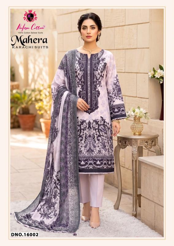 Nafisa mahera vol 16 cotton dress materials wholesale online